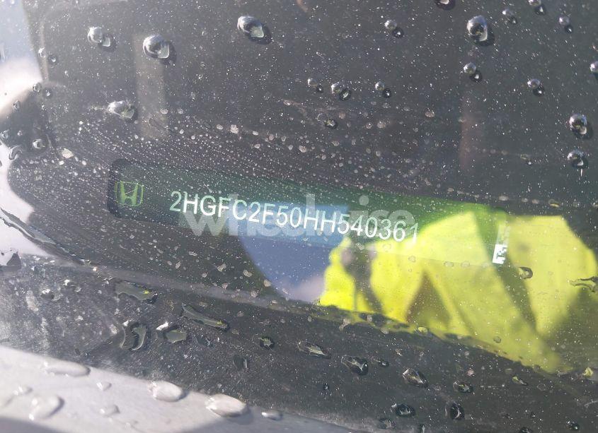 Photo 9 of 2017 Honda Civic LX (VIN 2HGFC2F50HH540361)