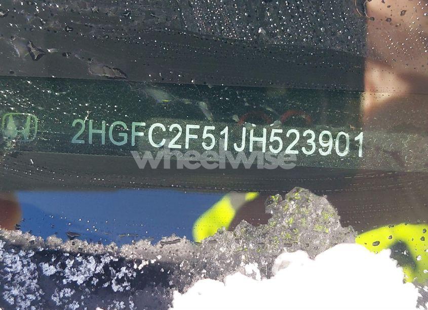 Photo 9 of 2018 Honda Civic LX (VIN 2HGFC2F51JH523901)