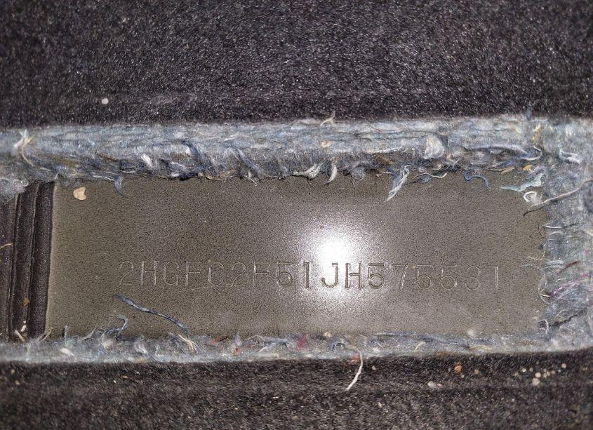 Photo 17 of 2018 Honda Civic LX (VIN 2HGFC2F51JH575531)