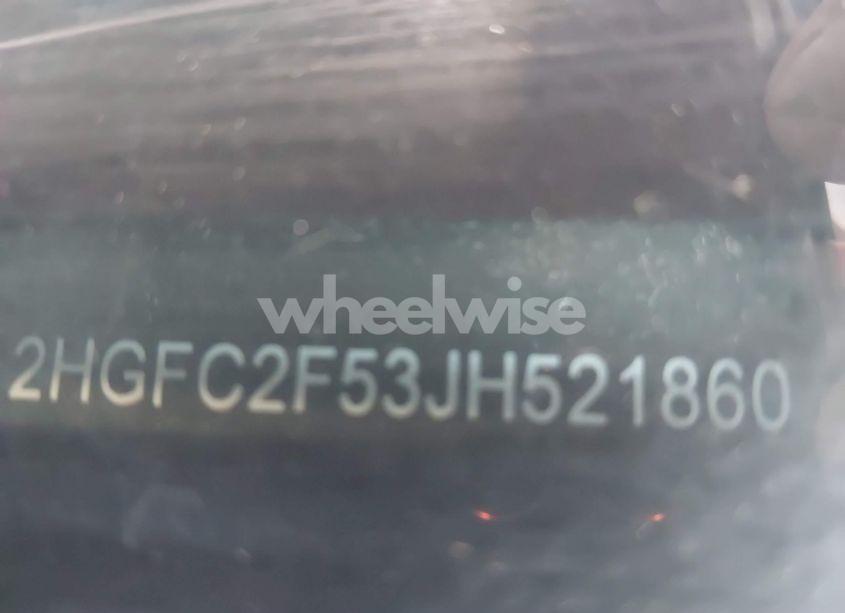 Photo 9 of 2018 Honda Civic LX (VIN 2HGFC2F53JH521860)