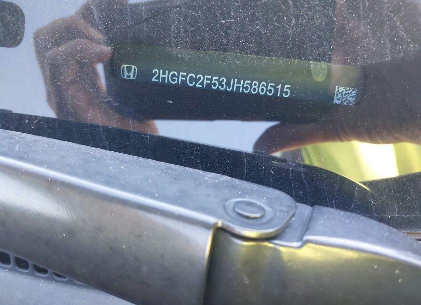 Photo 9 of 2018 Honda Civic LX (VIN 2HGFC2F53JH586515)