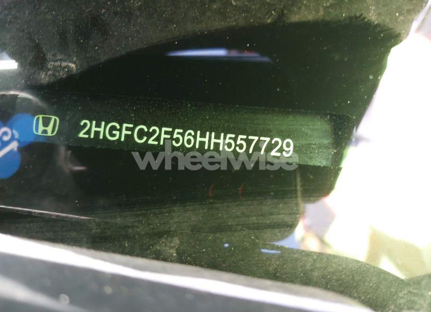 Photo 9 of 2017 Honda Civic LX (VIN 2HGFC2F56HH557729)