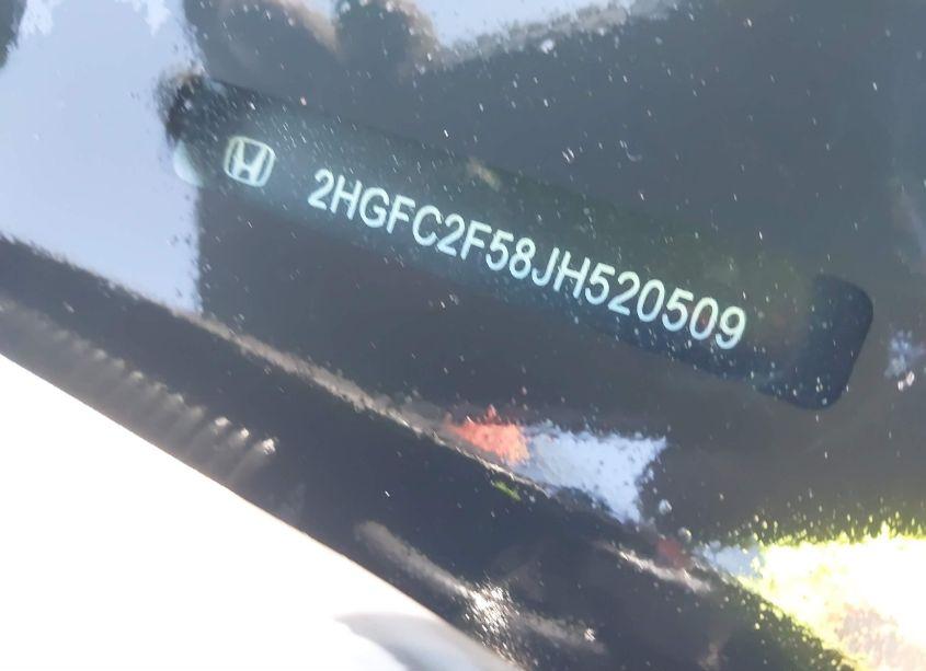 Photo 9 of 2018 Honda Civic LX (VIN 2HGFC2F58JH520509)