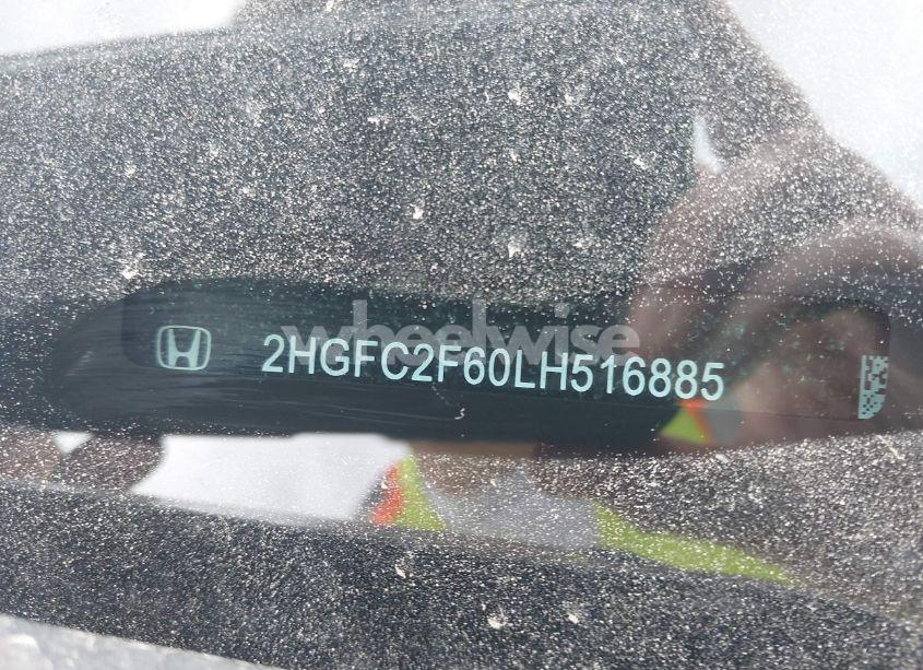 Photo 9 of 2020 Honda Civic LX (VIN 2HGFC2F60LH516885)