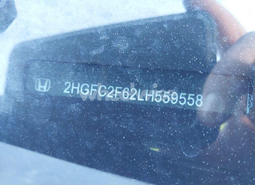 Photo 9 of 2020 Honda Civic LX (VIN 2HGFC2F62LH559558)