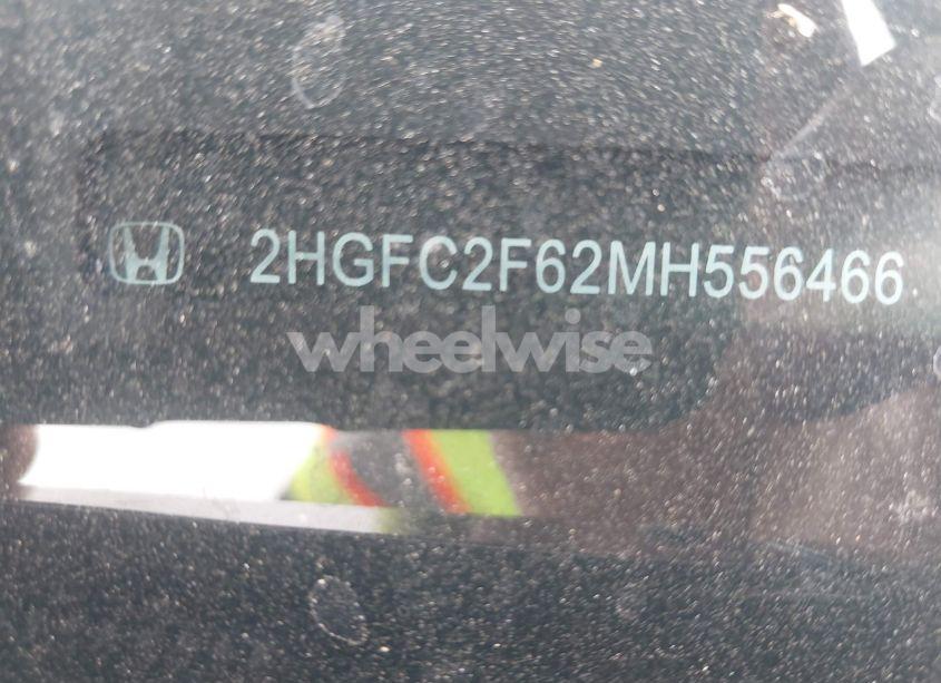 Photo 9 of 2021 Honda Civic LX (VIN 2HGFC2F62MH556466)