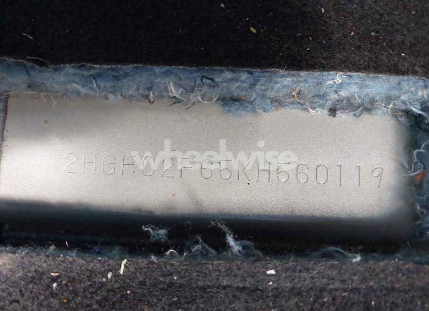 Photo 9 of 2019 Honda Civic LX (VIN 2HGFC2F65KH560119)