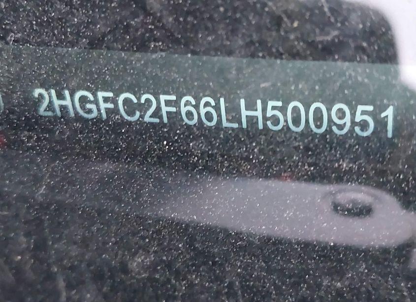 Photo 9 of 2020 Honda Civic LX (VIN 2HGFC2F66LH500951)