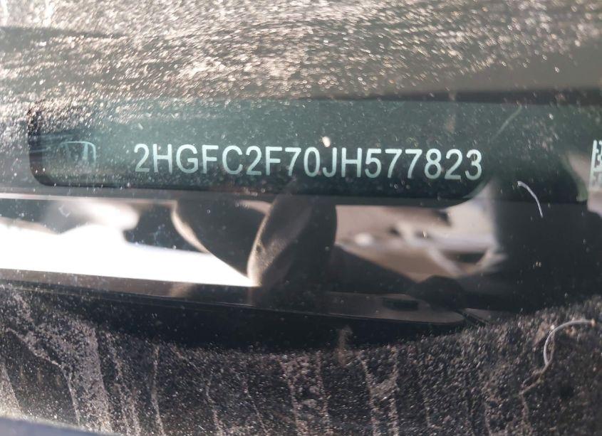 Photo 9 of 2018 Honda Civic EX (VIN 2HGFC2F70JH577823)