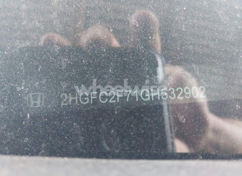 Photo 9 of 2016 Honda Civic EX (VIN 2HGFC2F71GH532902)