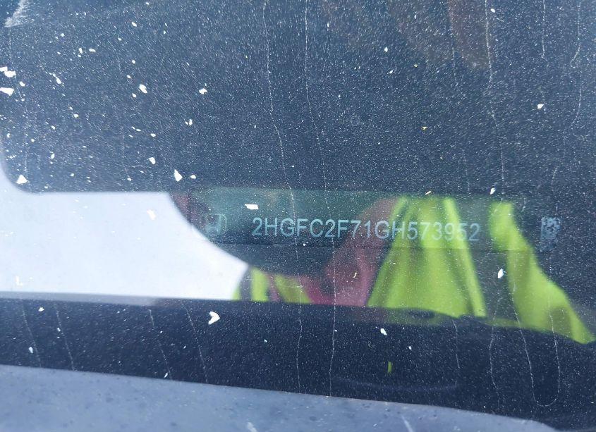 Photo 9 of 2016 Honda Civic EX (VIN 2HGFC2F71GH573952)