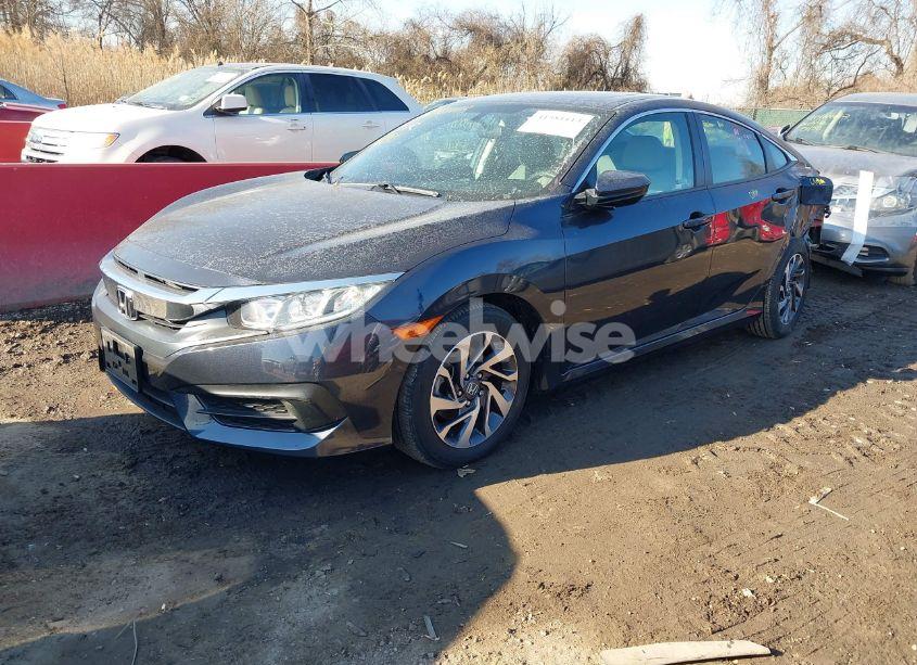 Photo 2 of 2018 Honda Civic EX (VIN 2HGFC2F73JH556254)