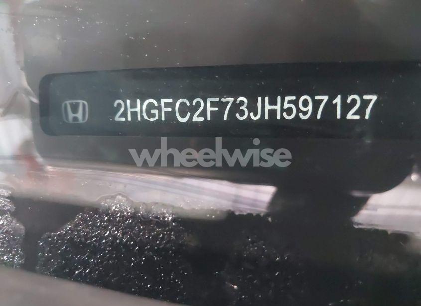 Photo 9 of 2018 Honda Civic EX (VIN 2HGFC2F73JH597127)