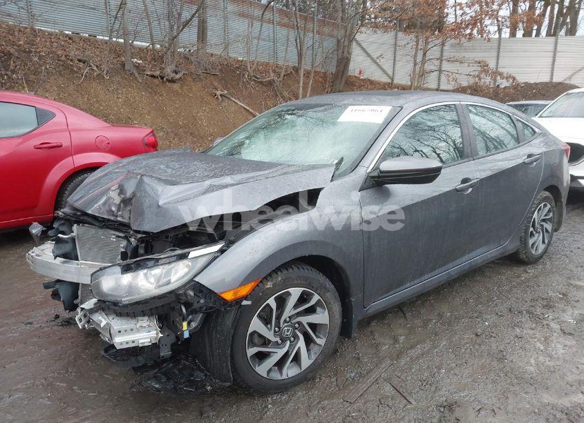 Photo 2 of 2018 Honda Civic EX (VIN 2HGFC2F74JH517205)