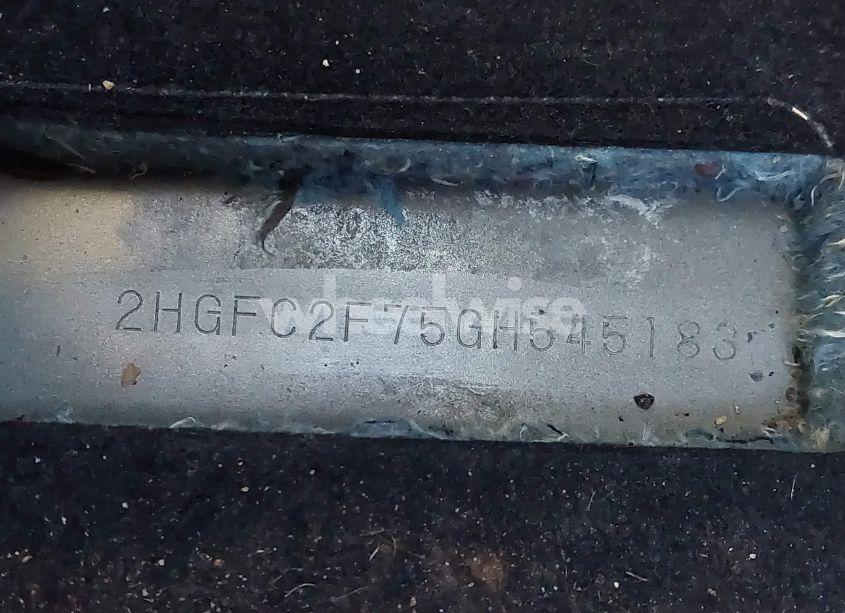 Photo 9 of 2016 Honda Civic EX (VIN 2HGFC2F75GH545183)