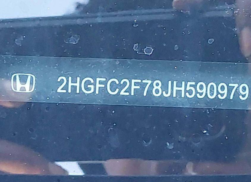 Photo 9 of 2018 Honda Civic EX (VIN 2HGFC2F78JH590979)