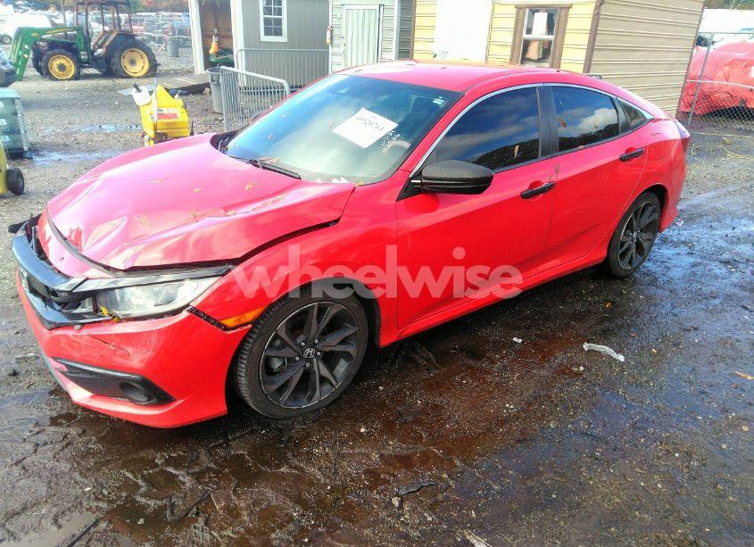 Photo 2 of 2019 Honda Civic SPORT (VIN 2HGFC2F80KH560305)
