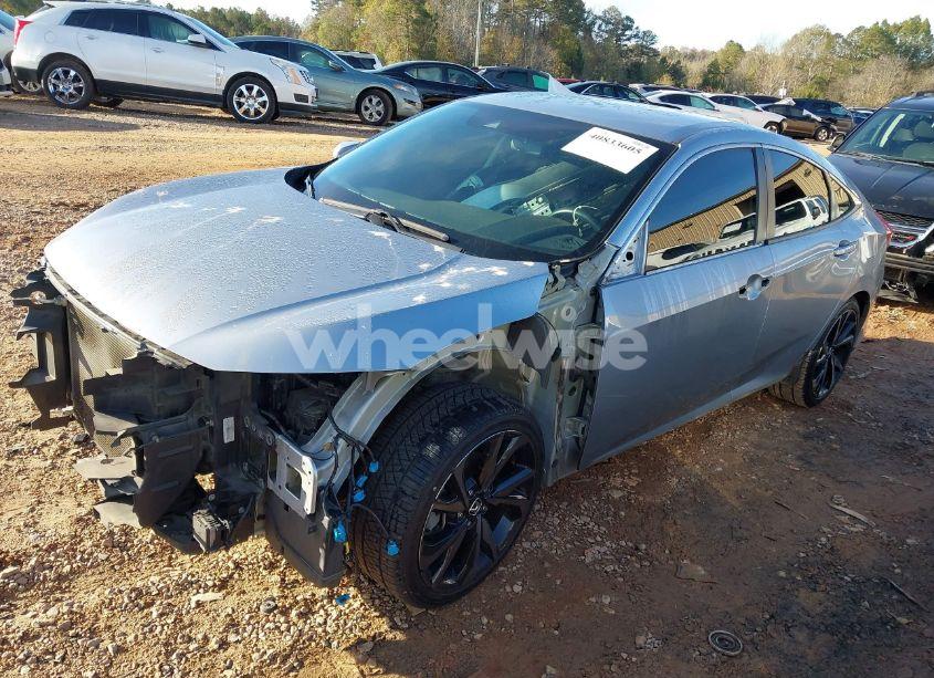 Photo 2 of 2019 Honda Civic SPORT (VIN 2HGFC2F80KH599685)