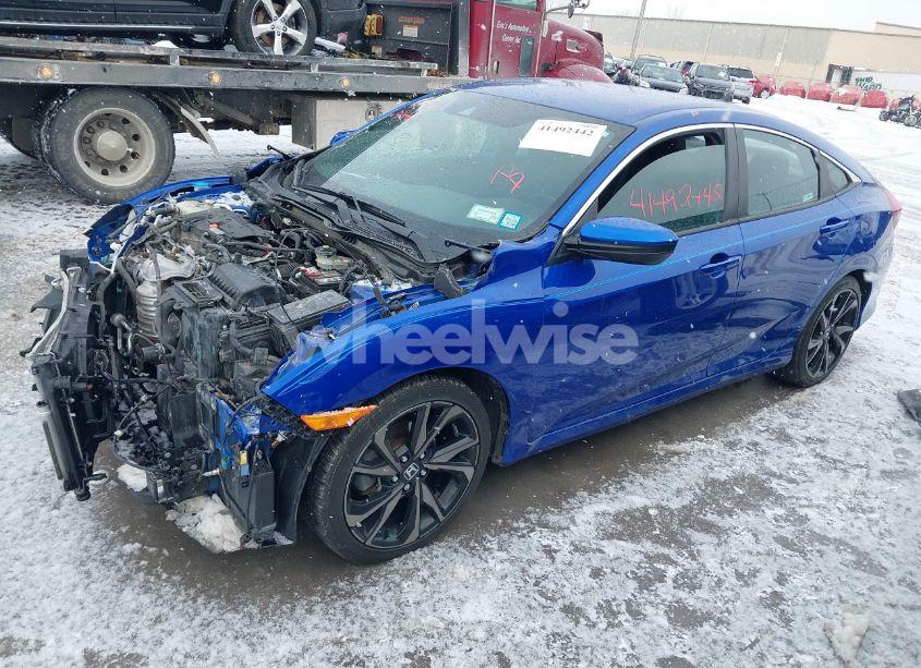 Photo 2 of 2020 Honda Civic SPORT (VIN 2HGFC2F80LH543053)