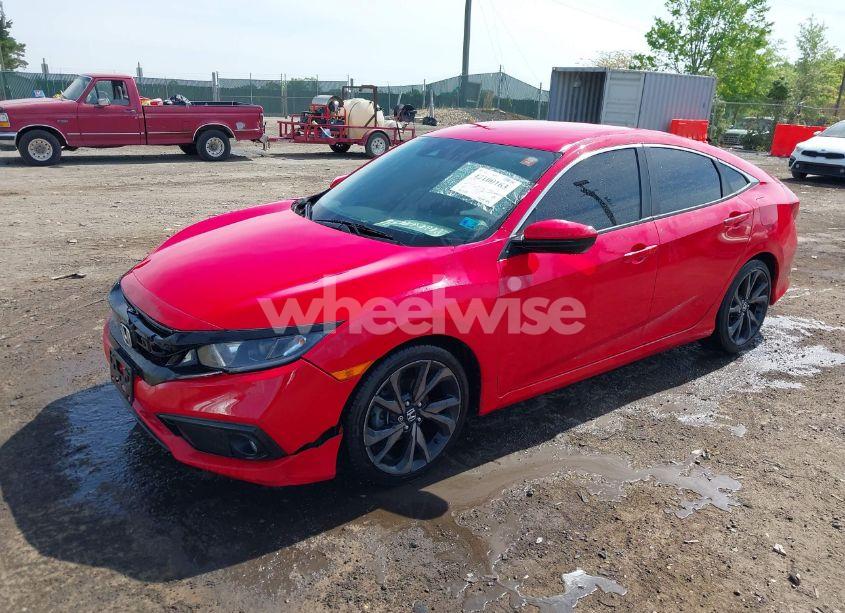 Photo 2 of 2020 Honda Civic SPORT (VIN 2HGFC2F80LH574643)