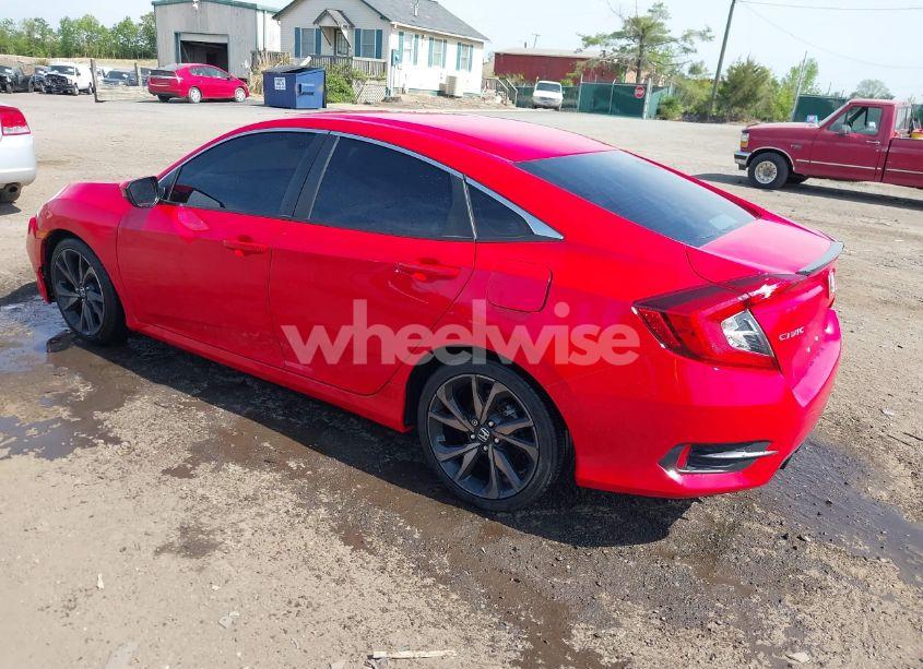 Photo 3 of 2020 Honda Civic SPORT (VIN 2HGFC2F80LH574643)