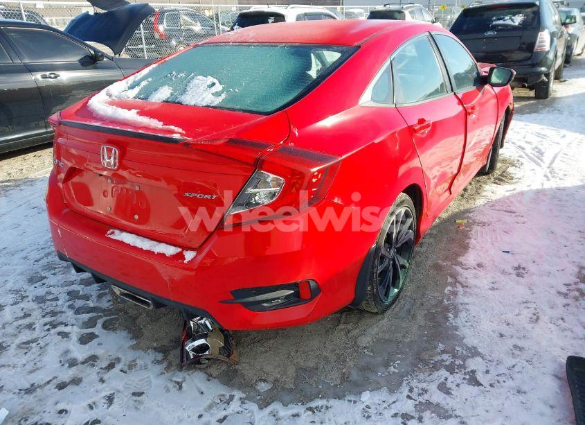 Photo 4 of 2019 Honda Civic SPORT (VIN 2HGFC2F81KH531217)