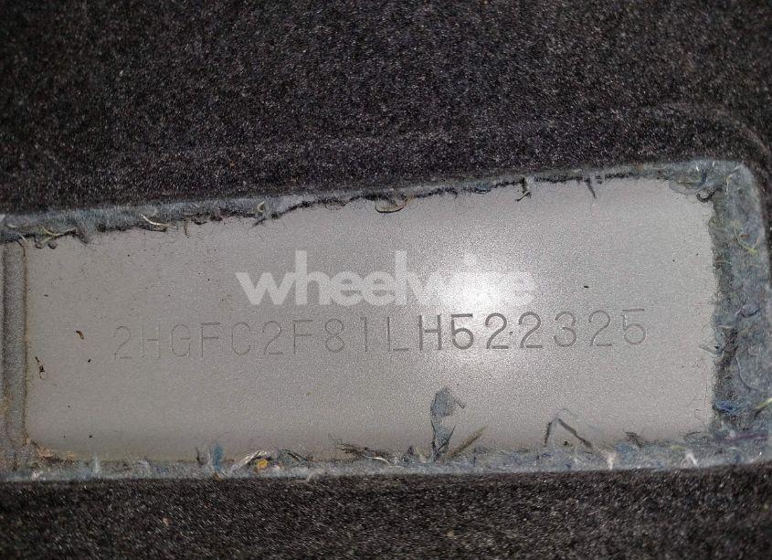 Photo 18 of 2020 Honda Civic SPORT (VIN 2HGFC2F81LH522325)