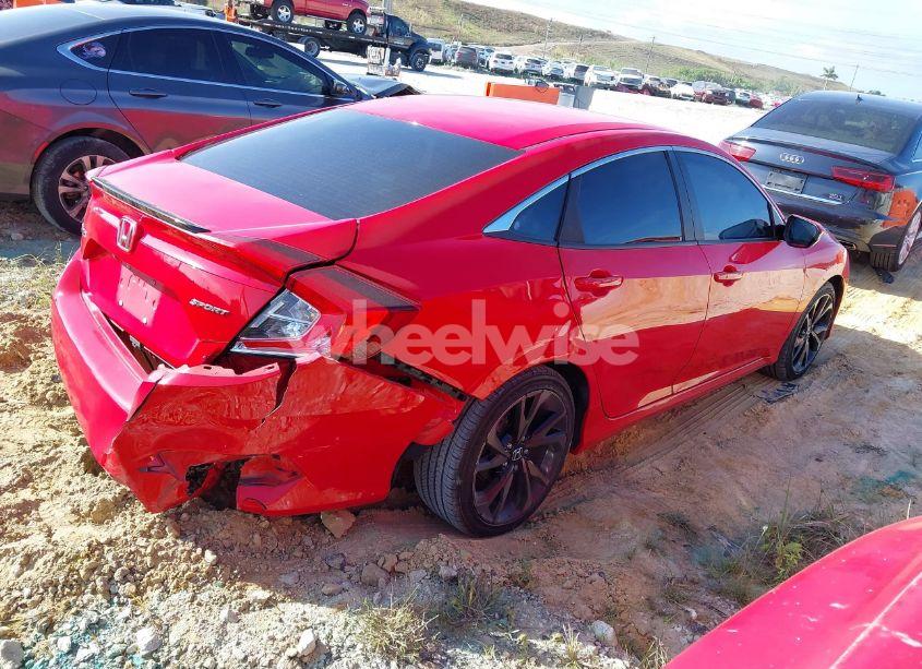 Photo 4 of 2020 Honda Civic SPORT (VIN 2HGFC2F81LH554420)