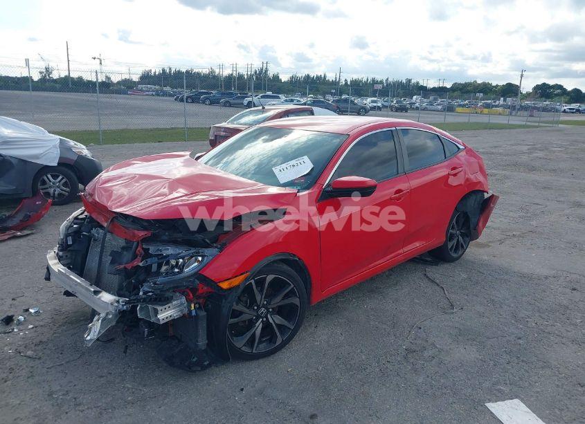 Photo 2 of 2021 Honda Civic SPORT (VIN 2HGFC2F81MH527963)