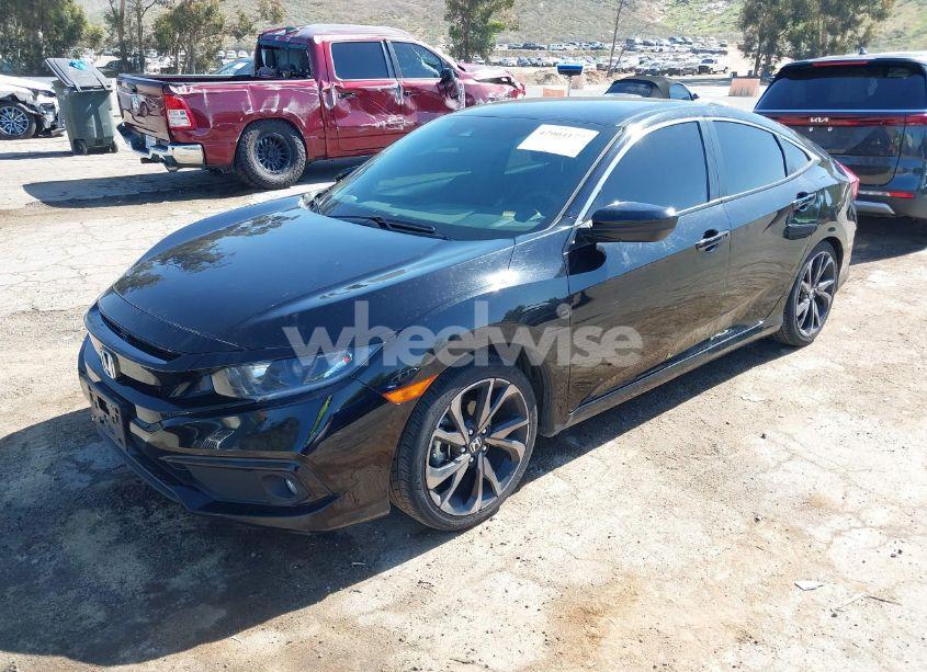 Photo 2 of 2021 Honda Civic SPORT (VIN 2HGFC2F81MH550417)