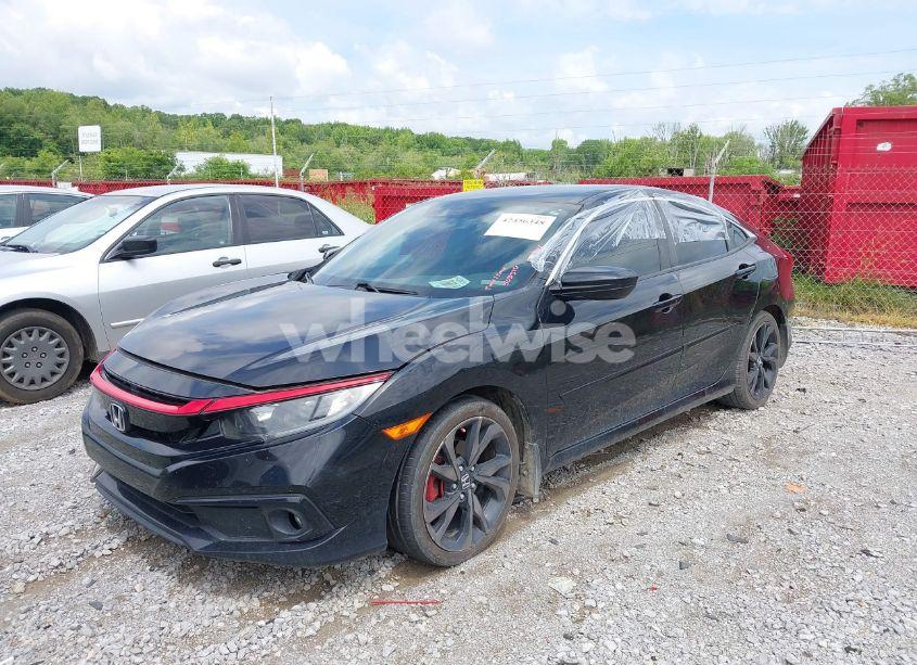 Photo 2 of 2019 Honda Civic SPORT (VIN 2HGFC2F82KH503510)