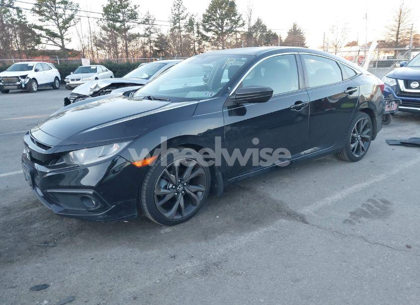 Photo 2 of 2019 Honda Civic SPORT (VIN 2HGFC2F82KH525734)