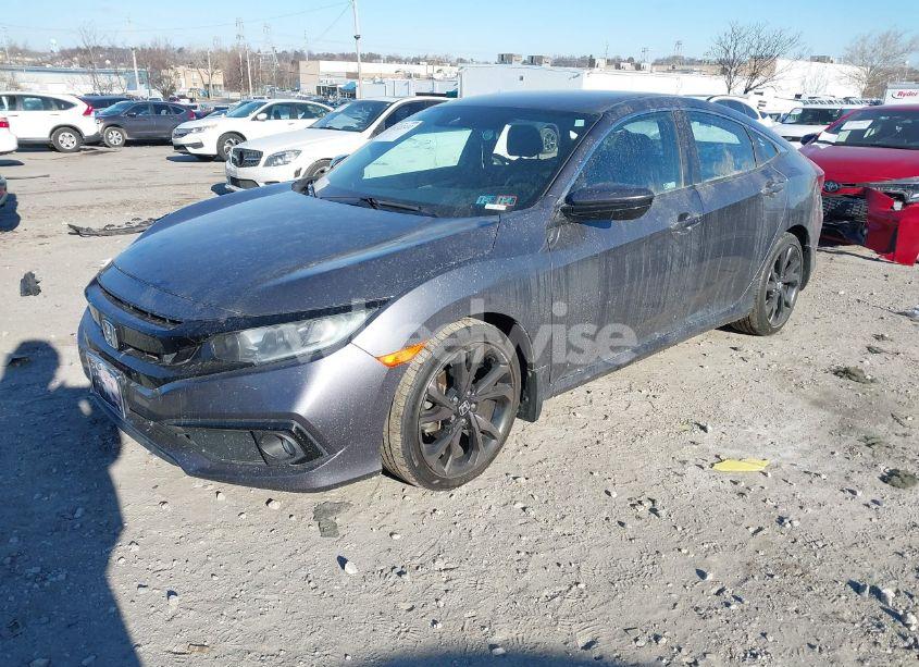 Photo 2 of 2019 Honda Civic SPORT (VIN 2HGFC2F82KH548706)