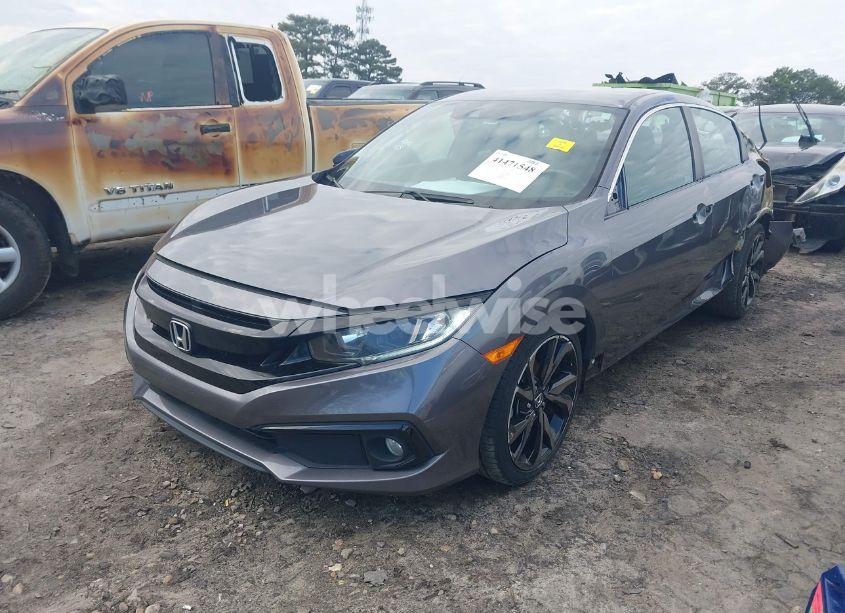 Photo 2 of 2019 Honda Civic SPORT (VIN 2HGFC2F82KH553789)