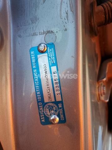 Photo 12 of 2020 HONDA CIVIC SPORT N/A (VIN 2HGFC2F82LH596935)