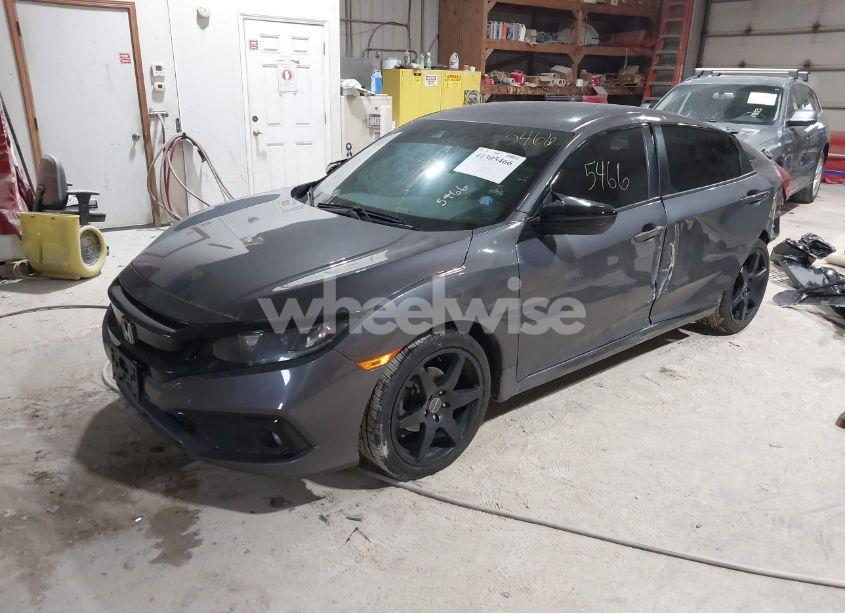 Photo 2 of 2019 Honda Civic SPORT (VIN 2HGFC2F83KH524771)