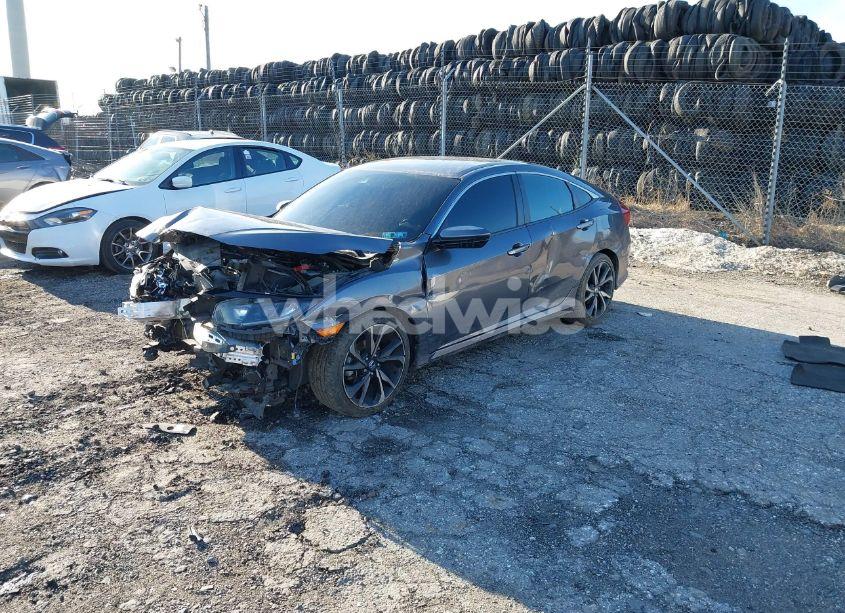 Photo 2 of 2019 Honda Civic SPORT (VIN 2HGFC2F83KH601784)