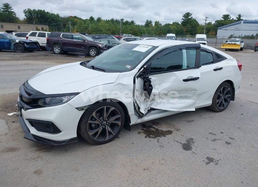 Photo 2 of 2020 Honda Civic SPORT (VIN 2HGFC2F83LH539627)