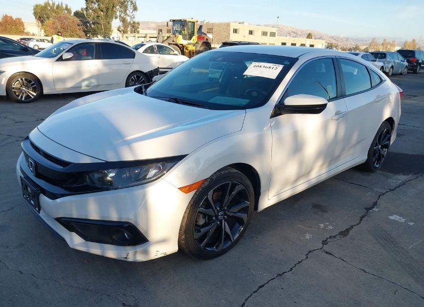Photo 2 of 2021 Honda Civic SPORT (VIN 2HGFC2F83MH509657)
