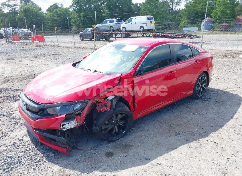 Photo 2 of 2021 Honda Civic SPORT (VIN 2HGFC2F83MH537653)