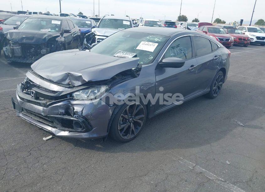 Photo 2 of 2020 Honda Civic SPORT (VIN 2HGFC2F84LH552323)