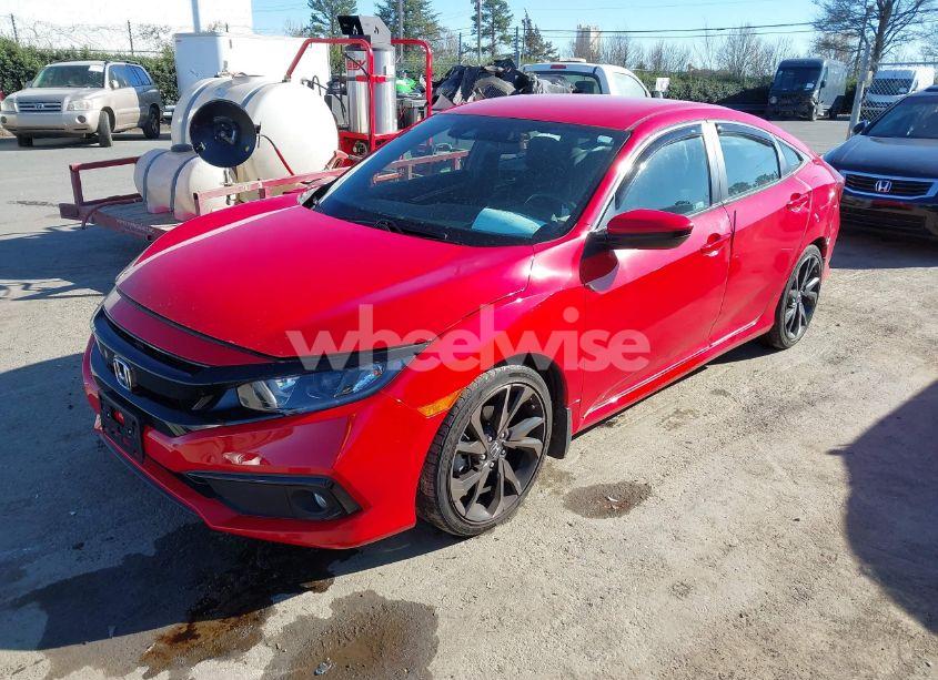 Photo 2 of 2020 Honda Civic SPORT (VIN 2HGFC2F84LH568148)