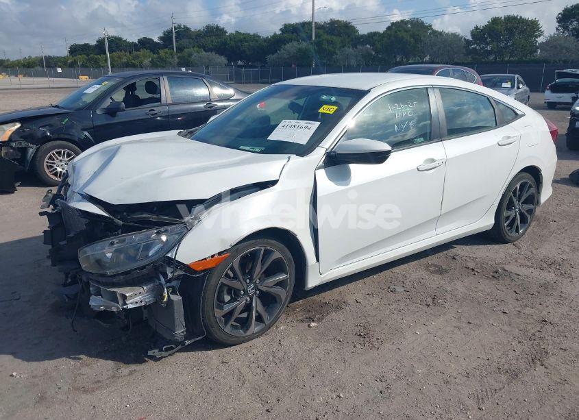 Photo 2 of 2020 Honda Civic SPORT (VIN 2HGFC2F84LH578047)