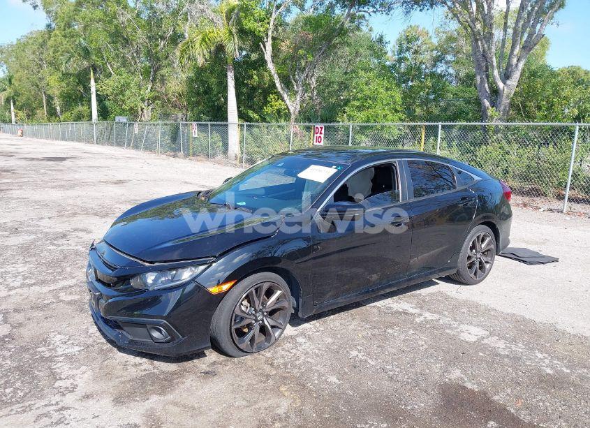 Photo 2 of 2021 Honda Civic SPORT (VIN 2HGFC2F84MH506668)