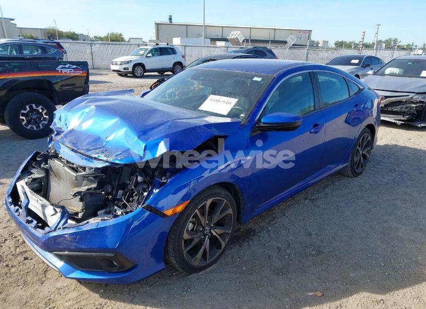Photo 2 of 2021 Honda Civic SPORT (VIN 2HGFC2F84MH516374)