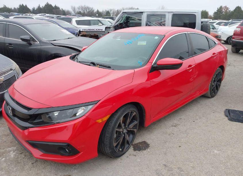 Photo 2 of 2019 Honda Civic SPORT (VIN 2HGFC2F85KH536100)