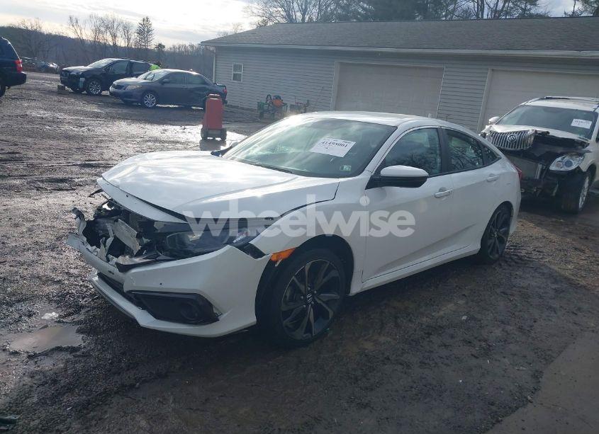 Photo 2 of 2020 Honda Civic SPORT (VIN 2HGFC2F85LH536034)