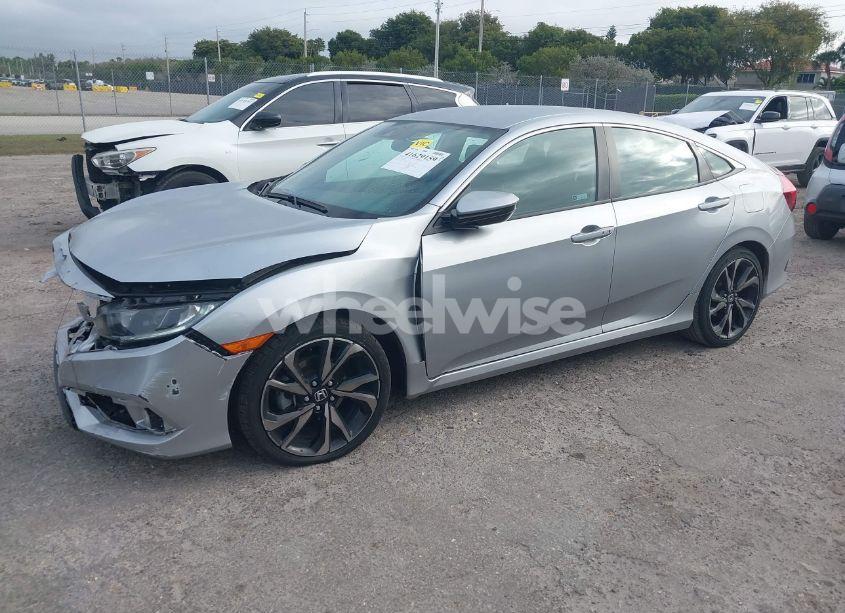 Photo 2 of 2020 Honda Civic SPORT (VIN 2HGFC2F85LH587100)