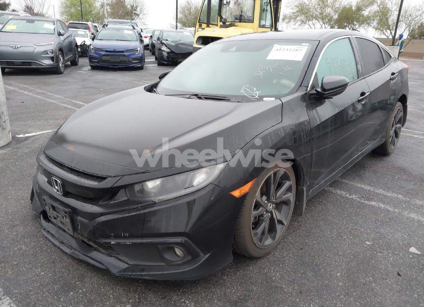 Photo 2 of 2020 Honda Civic SPORT (VIN 2HGFC2F85LH592247)