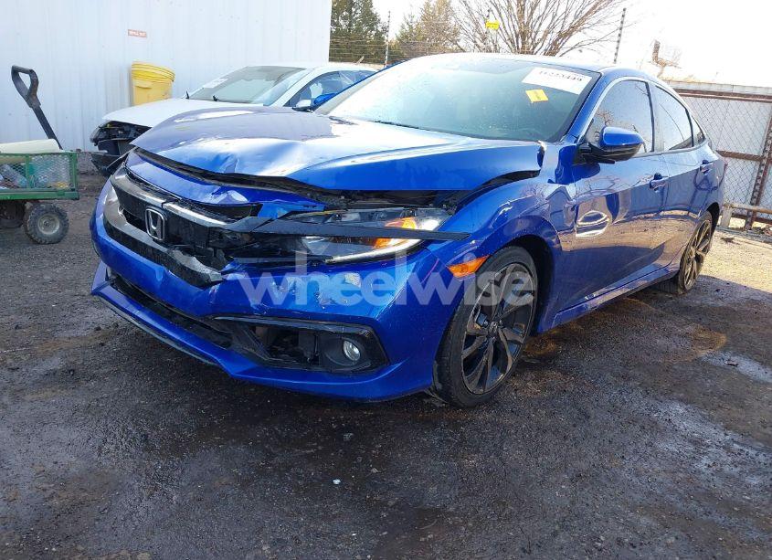 Photo 2 of 2021 Honda Civic SPORT (VIN 2HGFC2F85MH522846)